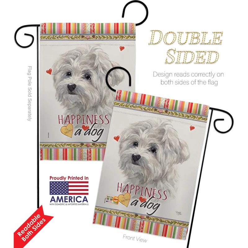 Breeze Decor Double Sided 18.5'' H x 13'' W Polyester Animal Garden Flag