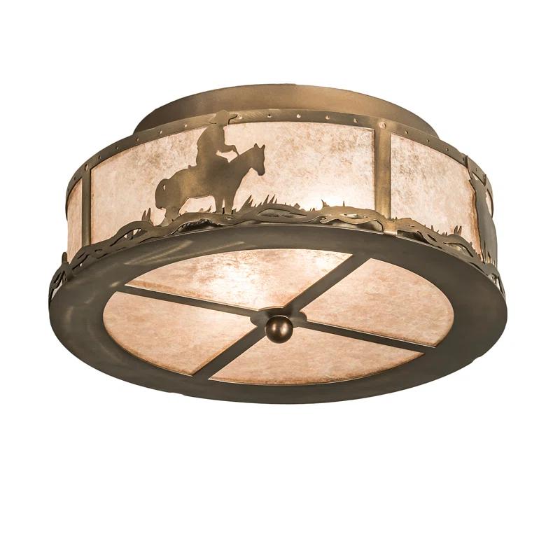 Meyda Lighting Mica Flush Mount