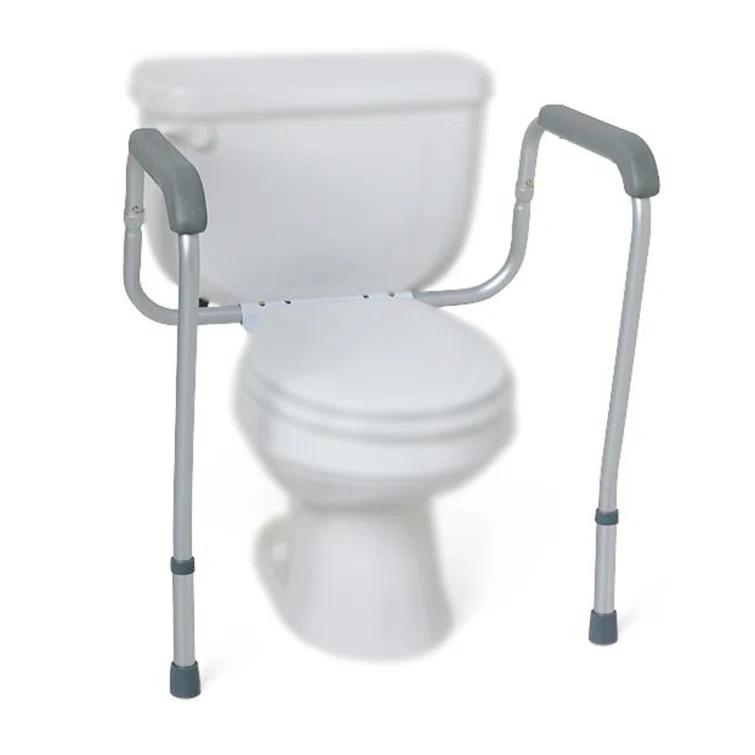 Medline Aluminum Foldable Toilet Safety Rails MDS86100RF