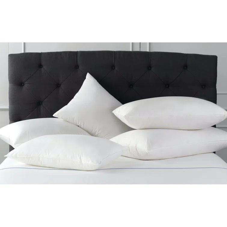 Standard White Cotton Percale Duck Down Pillow