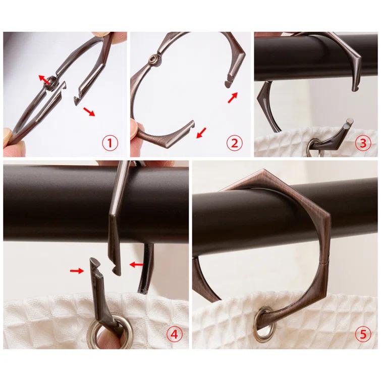 Utopia Alley Shower Curtain Hooks & Reviews | AllModern