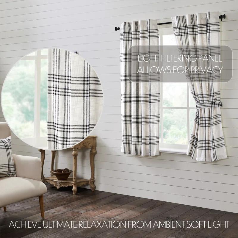 Gracie Oaks Cohe Cotton Room Darkening Curtain Panel Pair
