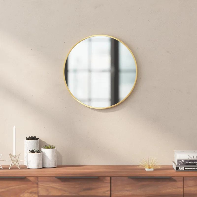 Taylor & Logan Metal Round Wall Mirror