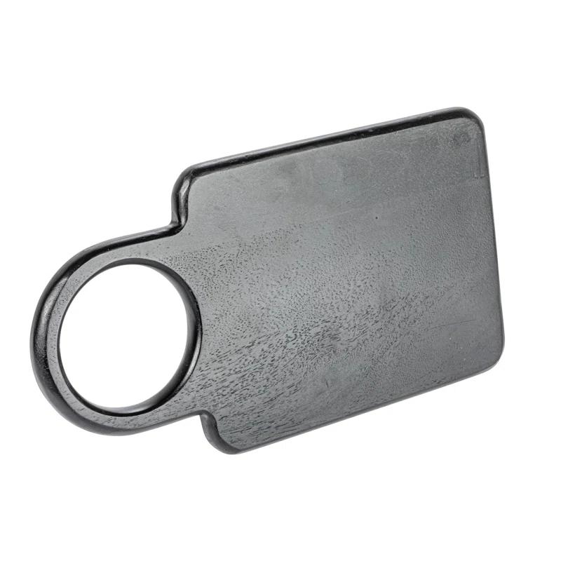 Creative Co-Op Mango Wood Cutting Board with Round Handle