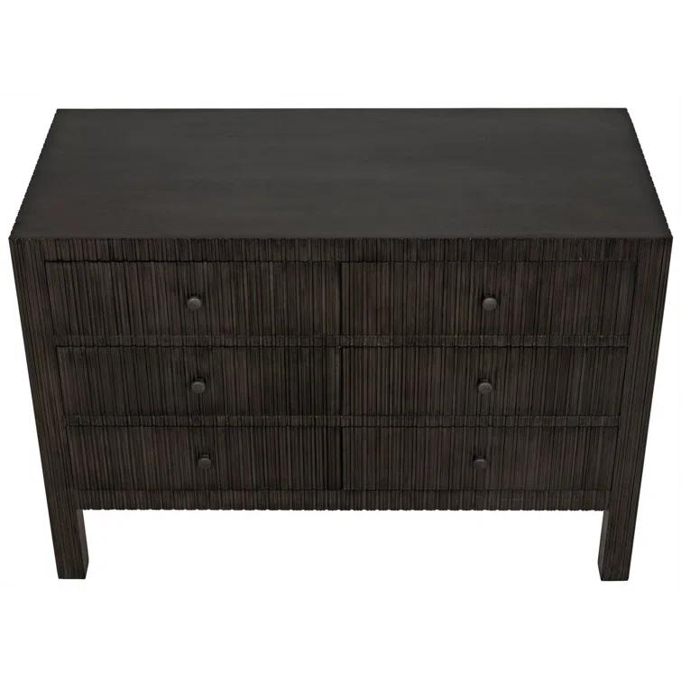 Bellinger 6-Drawer Dresser - Dark Brown