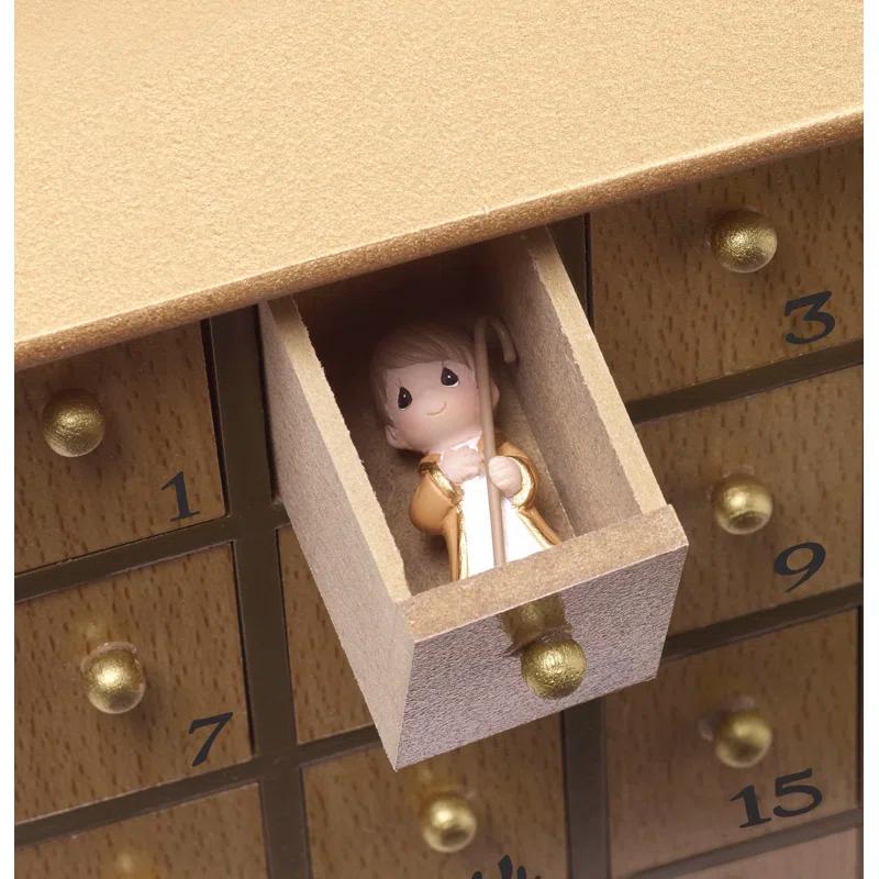 Precious Moments 26 Piece Nativity Advent Calendar Set