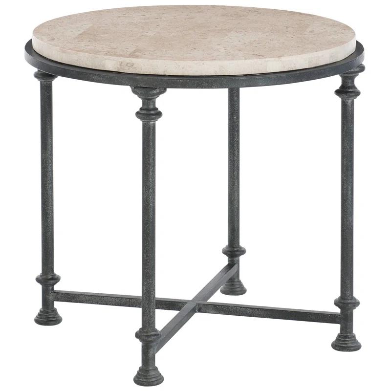 Bernhardt Galesbury Stone Top End Table