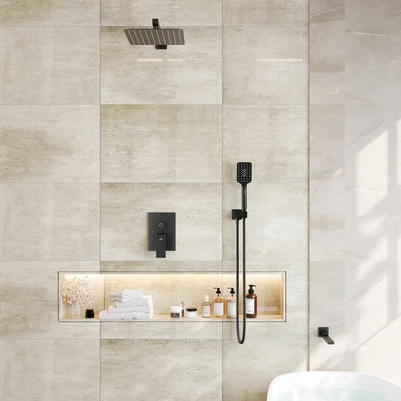 Shower Faucets & Systems All-In-One Kit with Rough in-Valve