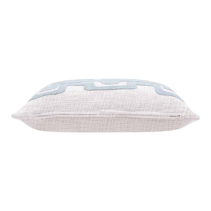 Stacy Garcia Home Geometric Handmade Cotton Wool Blend Decorative Throw Pillow