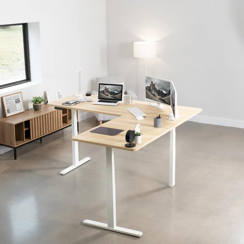 Vivo VIVO Electric 77" x 71" Corner Stand Up Desk, 3E7B Series