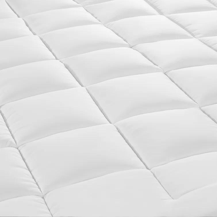 Serta Serta Memory Flex Mattress Topper With 2 In Down Alternative Pillow Top Gusset