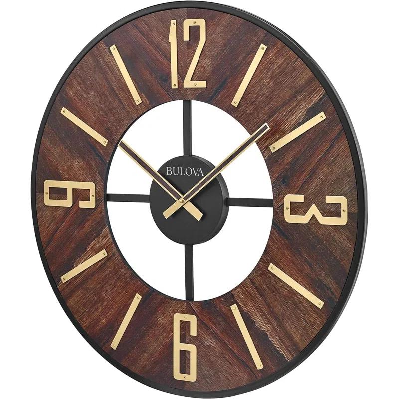 Bulova Wood Wall Clock