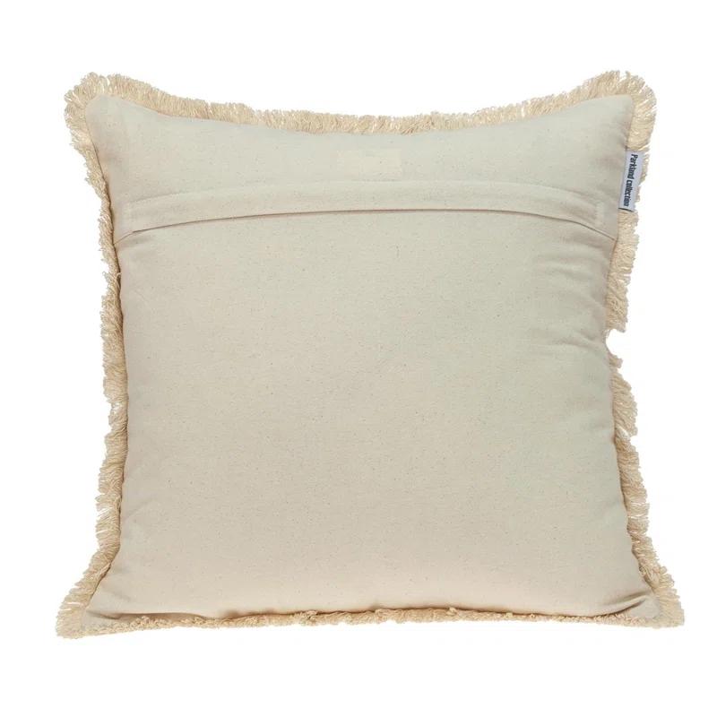 ZeaZu Abstract Cotton Throw Pillow