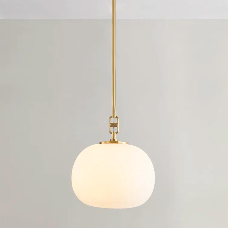 Phuong Pendant Light - Aged Brass / 16" Dia