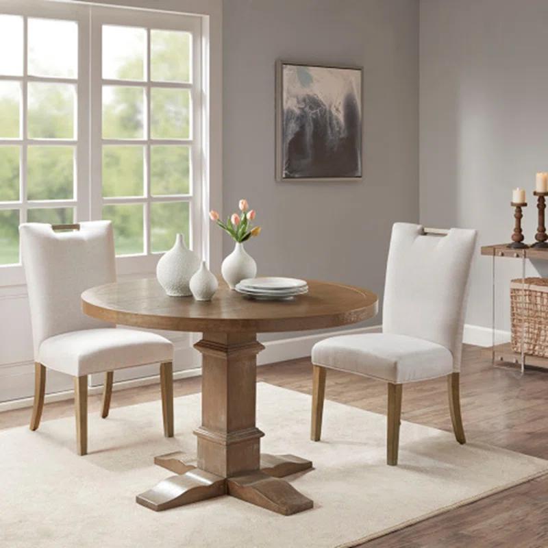 Wildon Home® Quinya 19.5'' H 100% Polyester Upholstered Side Chair (Set of 2)