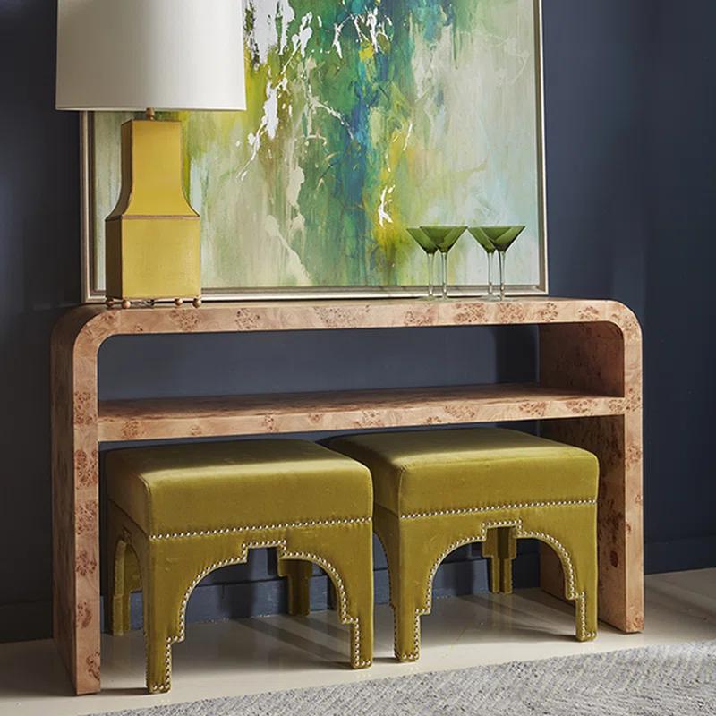Worlds Away Marshall 54'' Solid Wood Console Table