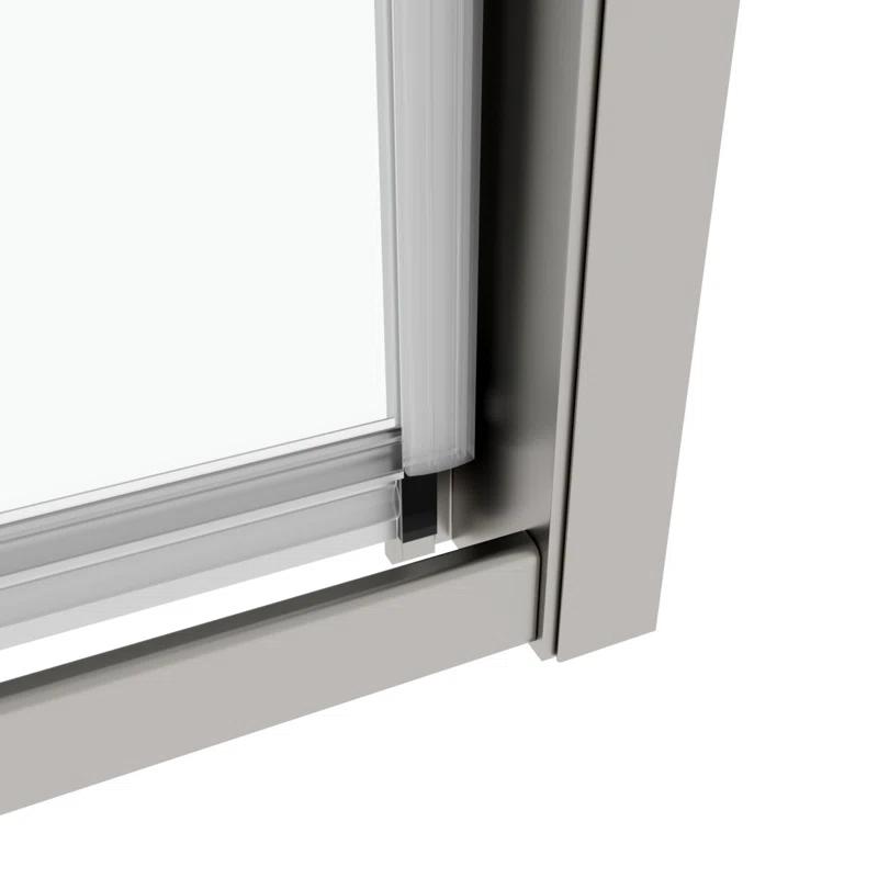 RAY'S RUGS & FLOORING LLC 12RRFR142461LTS 38-42" W x 71" H Pivot Frame Sliding Shower Door with 6mm Tempered Glass
