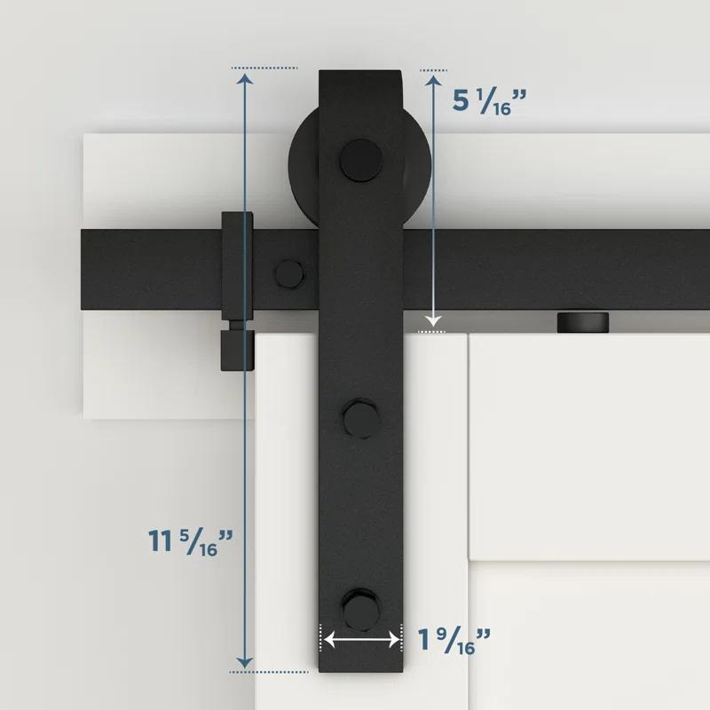 National Hardware Standard Single Barn Door Hardware Kit