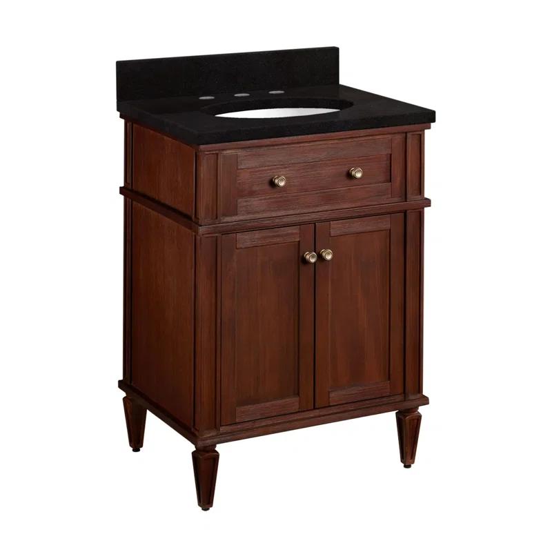 Signature Hardware 24" Elmdale Single Bathroom Vanity Set with Oval Undermount Sink
