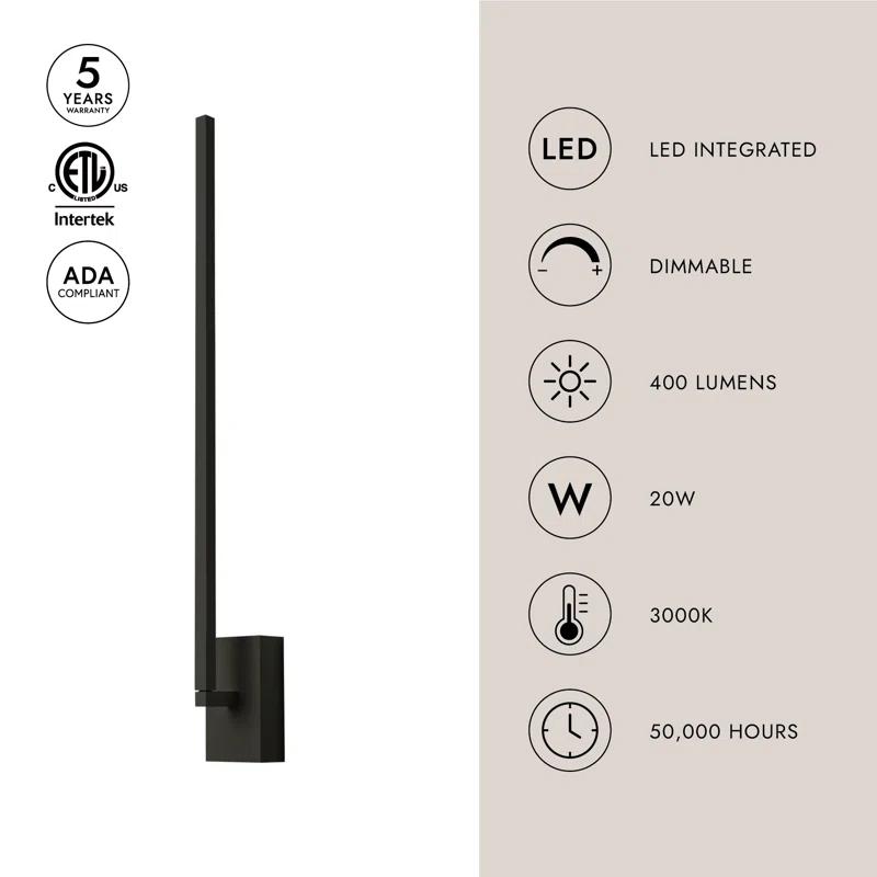 Kuzco Lighting Pandora Aluminum LED Armed Sconce