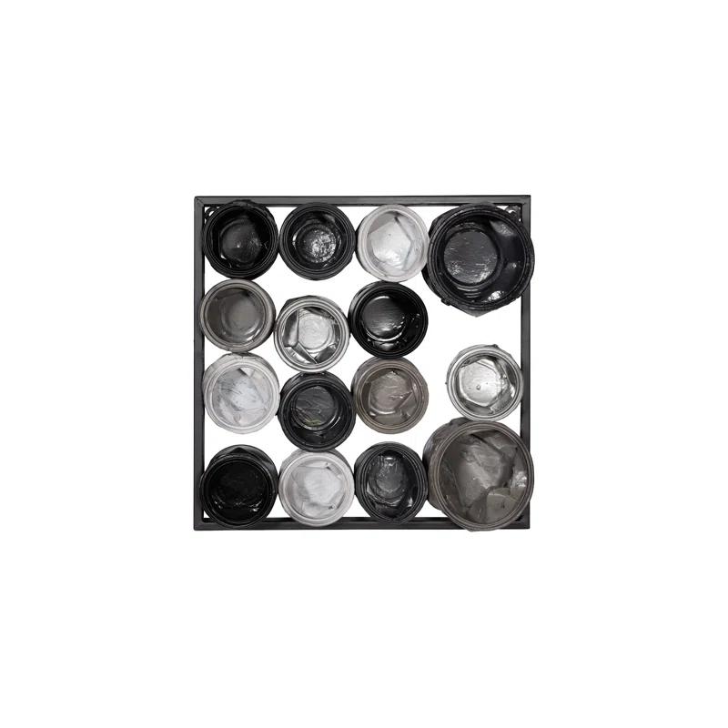Phillips Collection Paint Can Wall Art, Square, Mixed Neutrals, Assorted SM