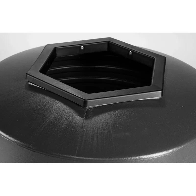 Commercial Zone PolyTec Plastic Open Kitchen Trash Can - 45 Gallons