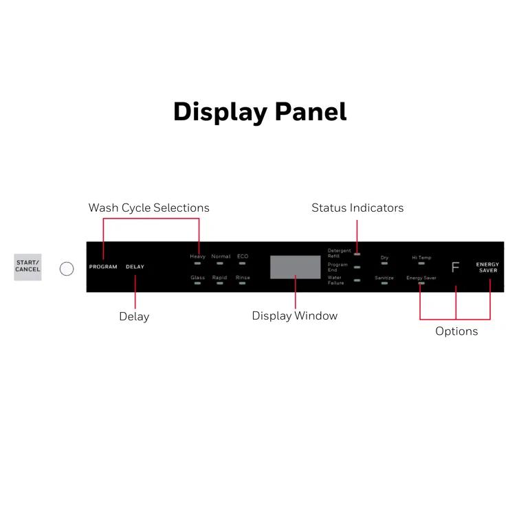 Honeywell Honeywell 18 in Stainless Steel Dishwasher HDS18SS