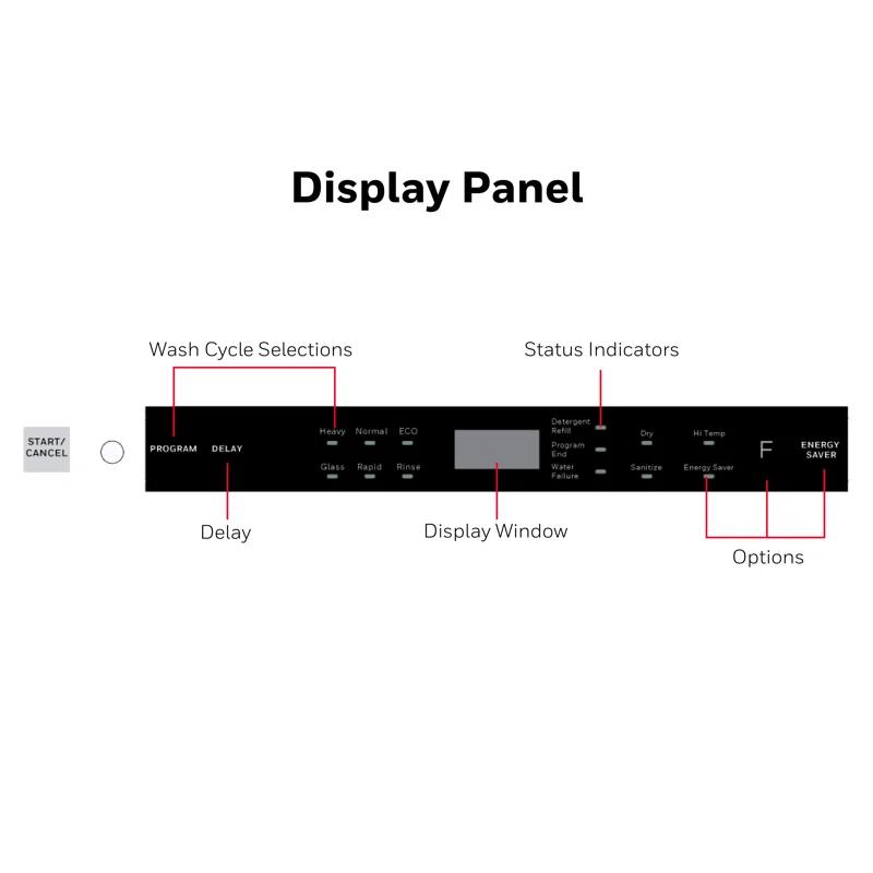 Honeywell 18 in Stainless Steel Dishwasher