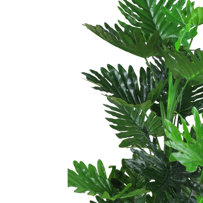 Northlight Seasonal 47" Green Potted Philodendron Selloum Artificial Plant