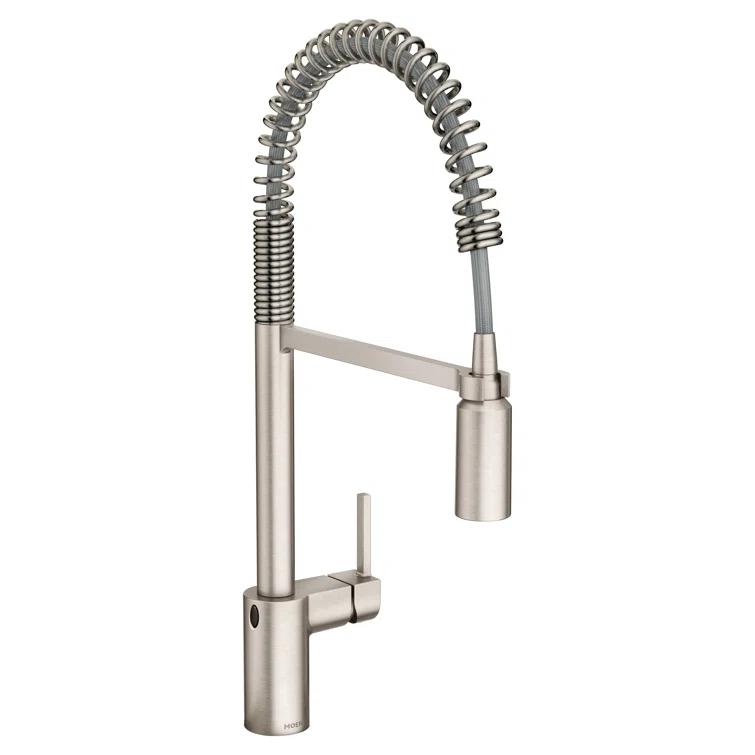 Moen Align MotionSense Wave Single Handle Spring Pulldown Kitchen Faucet with Power Clean Technology