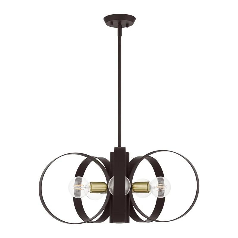 Babara 6 - Light Dimmable Geometric Chandelier