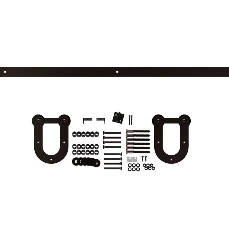 Goldberg Brothers Inc. Economy Horseshoe Standard Single Barn Door Hardware Kit