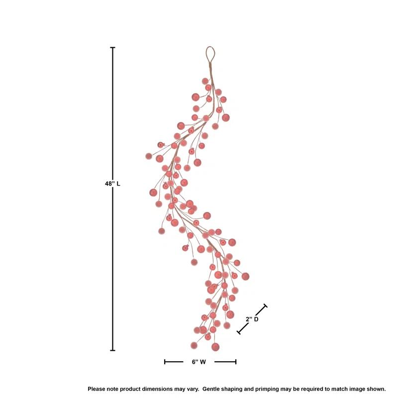 Regency International 48" Bead/Shiny/Matte Ball Garland
