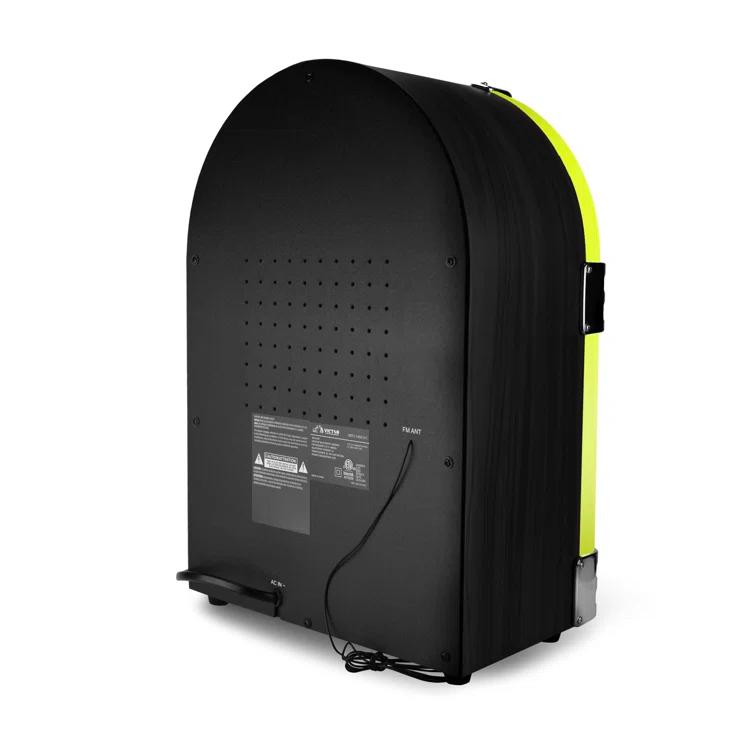 Victor Bluetooth Jukebox Speaker with FM Radio & Multicolor LED Lighting