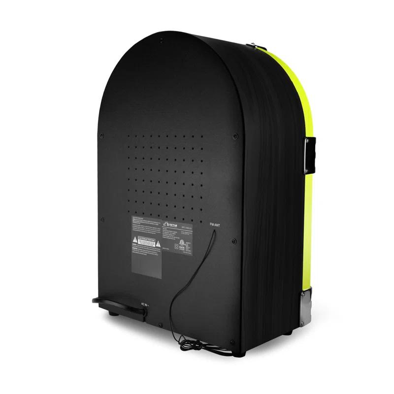 Victor Bluetooth Jukebox Speaker with FM Radio & Multicolor LED Lighting