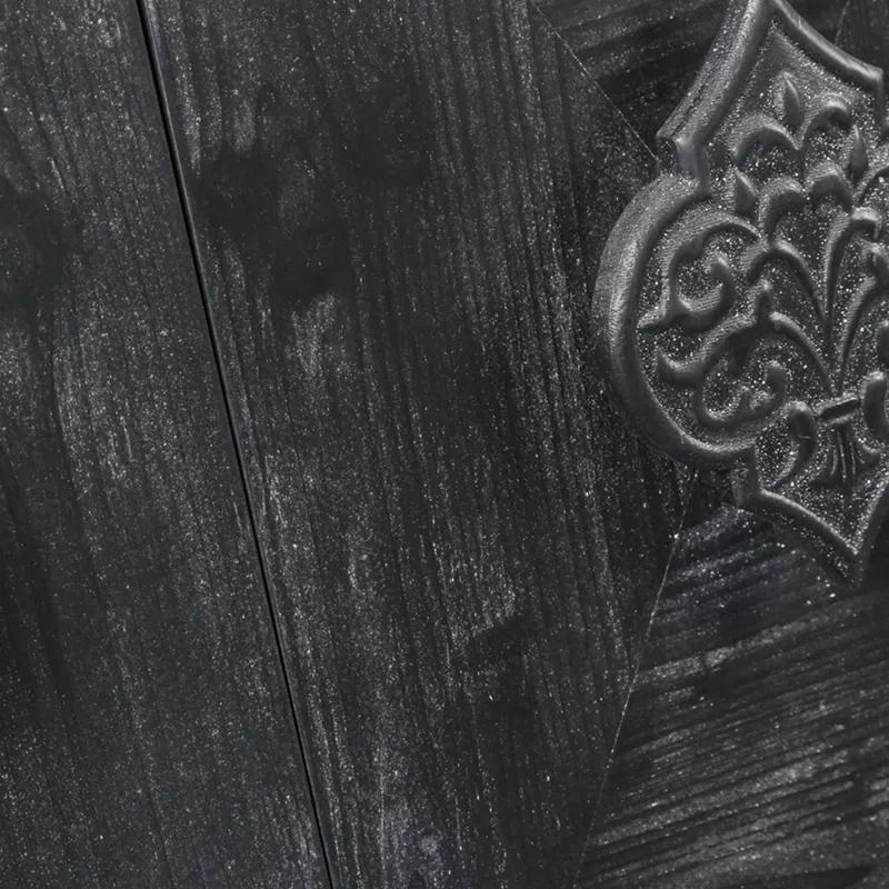 Bungalow Rose Antique Four Door Cabinet For Living Room