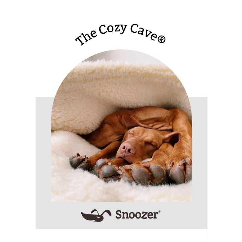 Snoozer Pet Products Snoozer Indoor/Outdoor Solarium Rectangle Cozy Cave Dog Bed - Wag Collection