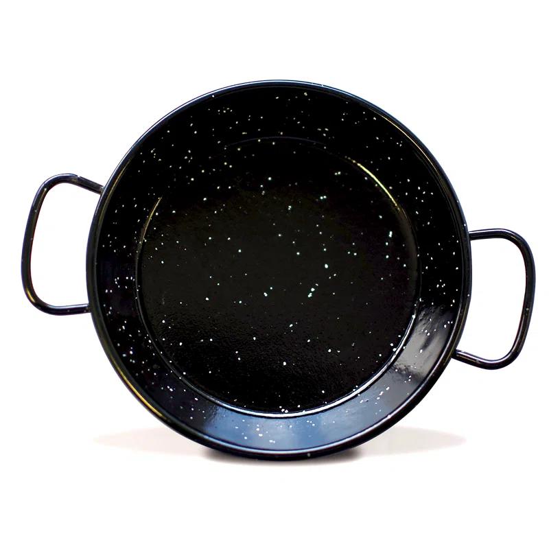 Ancient Cookware Enameled Cast Iron Paella Pan