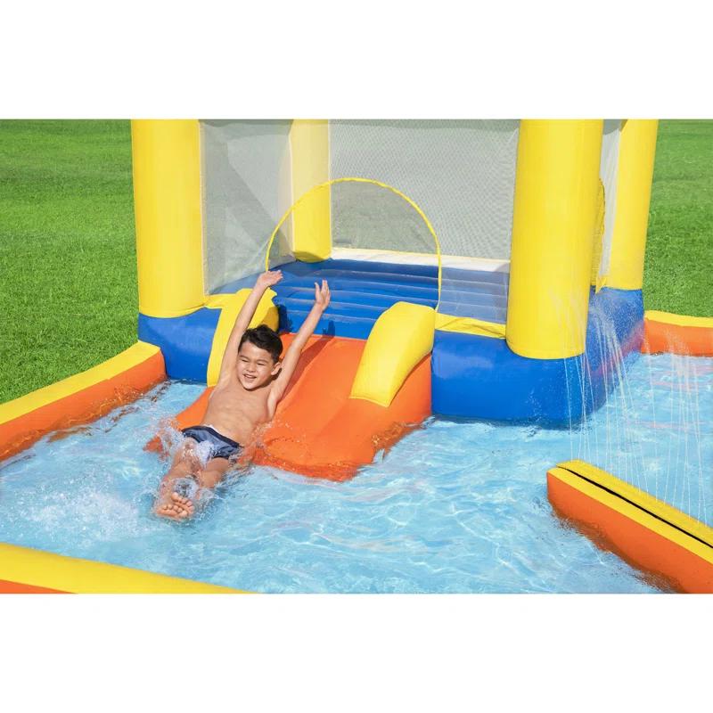 Bestway Bestway H2OGO Beach Bounce Kids Inflatable Outdoor Water Park with Air Blower