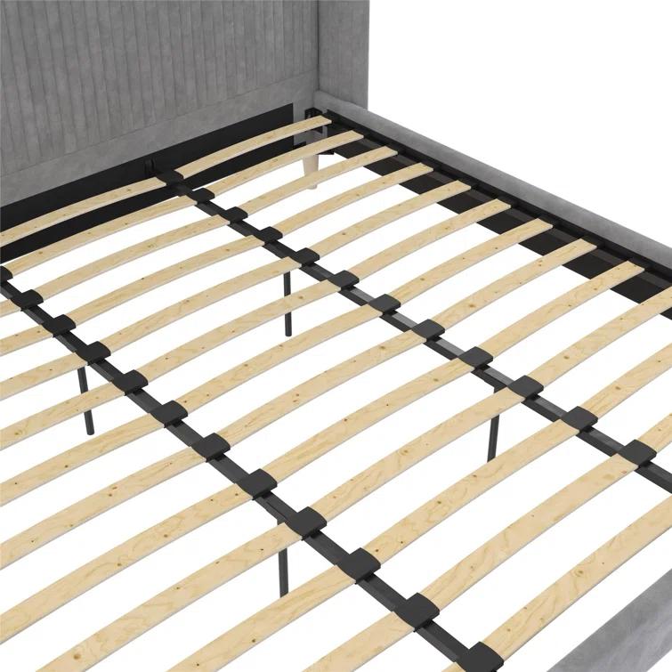 Novogratz Holly King Size Upholstered Platform Bed