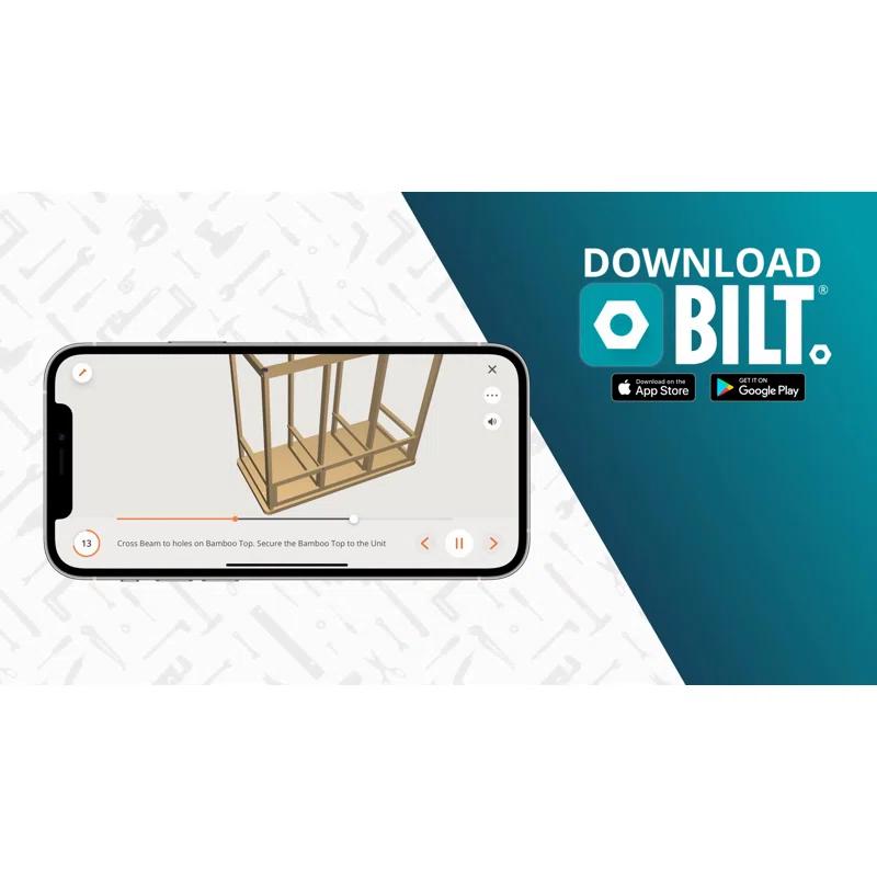 Trinity TRINITY 36 in. H x 30.7 in. H in. x 17.3 in. H Wood (Bamboo) 3-Bag Laundry Sorter