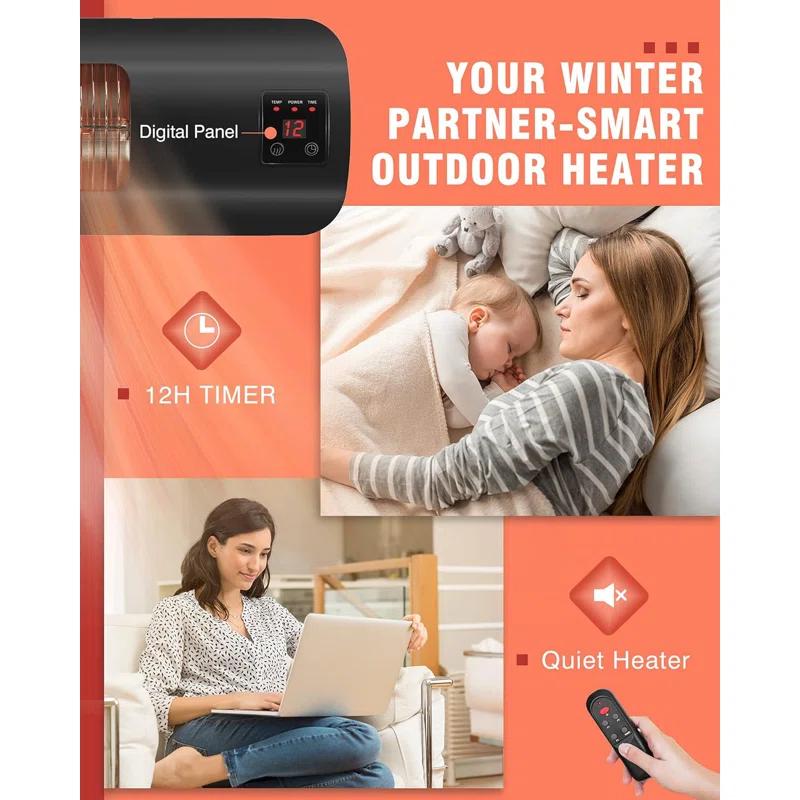 Electric Ceiling Mounted Patio Heater