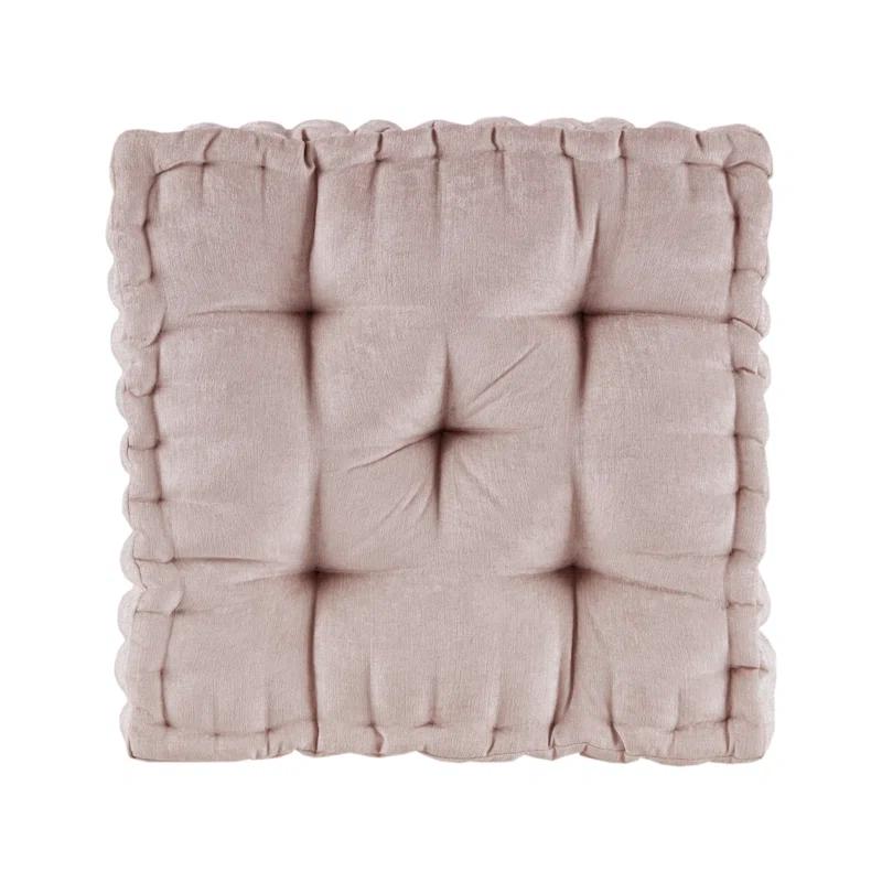 Intelligent Design Azza Poly Chenille Square Floor Pillow Cushion