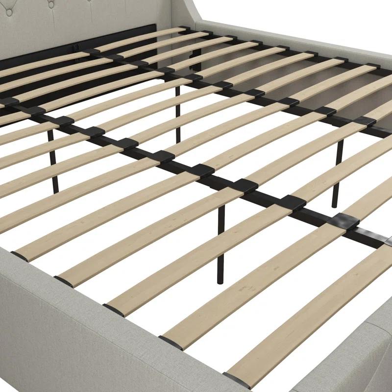 CosmoLiving by Cosmopolitan Mercer Tufted Upholstered Platform Bed