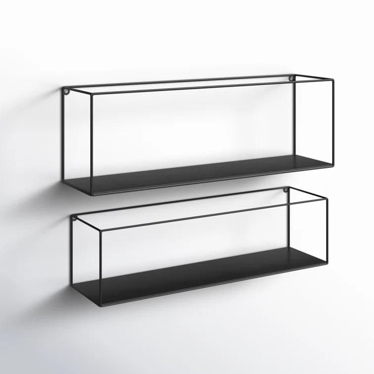 Corrigan Studio® Saliyah 2 Piece Metal Accent Shelf