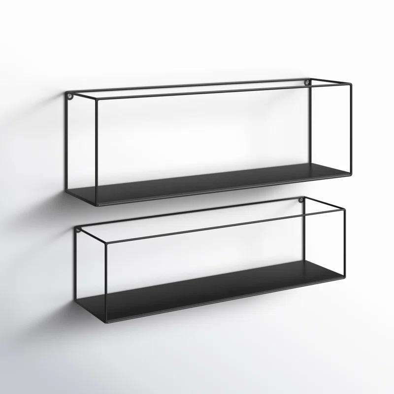Corrigan Studio® Saliyah 2 Piece Metal Accent Shelf