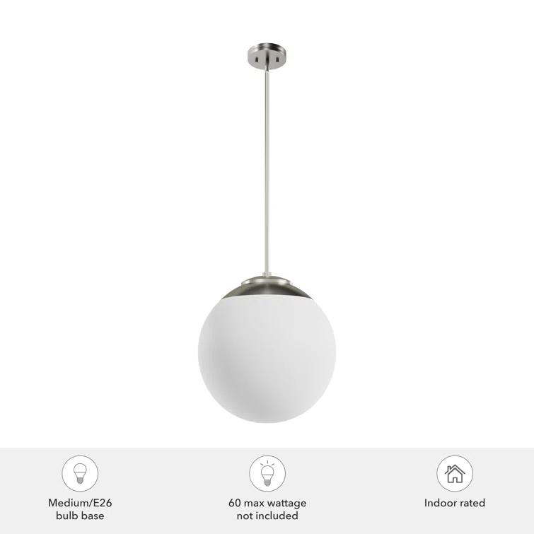 Hunter Fan Hepburn 1 - Light Sphere Globe Pendant