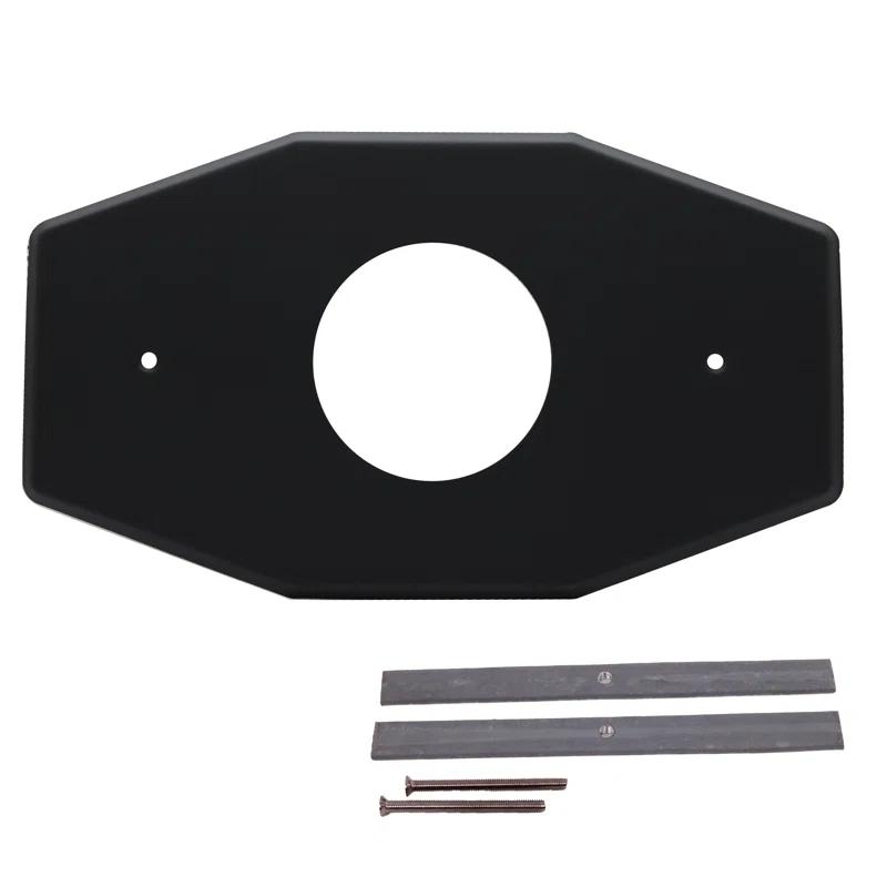 One-Hole Remodel Cover Plate for Mixet Bathtub and Shower Valves