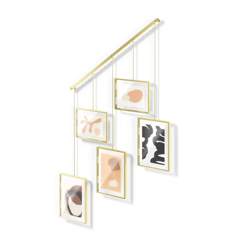 5-Piece Matte Metal Collage Frame Set