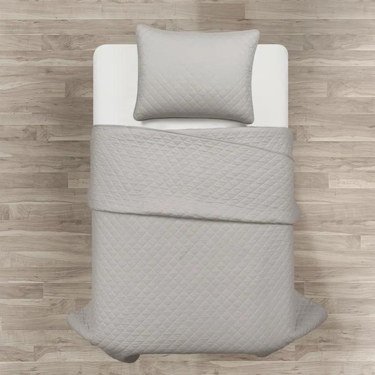Lush Decor Ava Diamond Standard Cotton Modern & Contemporary Quilt Set